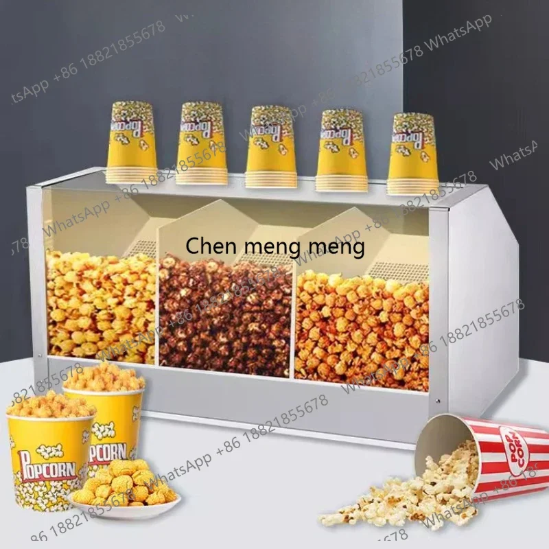 Popcorn Machine Insulation Cabinet Popcorn Fries Popcorn Display Cabinet 1.2m