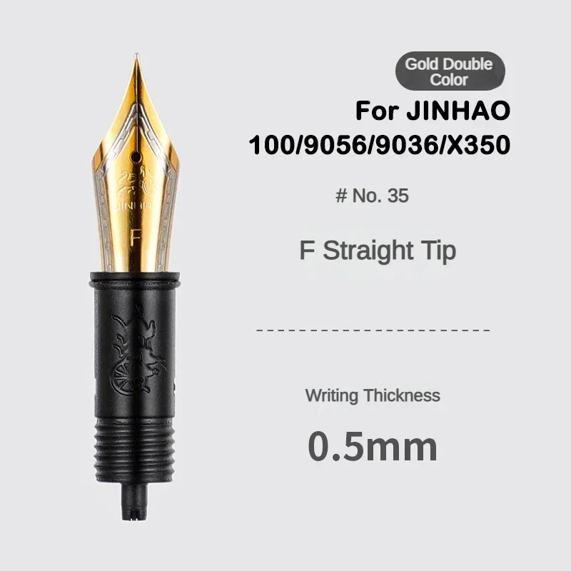 Imagem -05 - Jinhao ef f m Irídio Substituído para 9019 X159 82 82 Mini 100 9056 9036 Caneta Tinteiro Nib Escola Material de Escritório Papelaria Peças