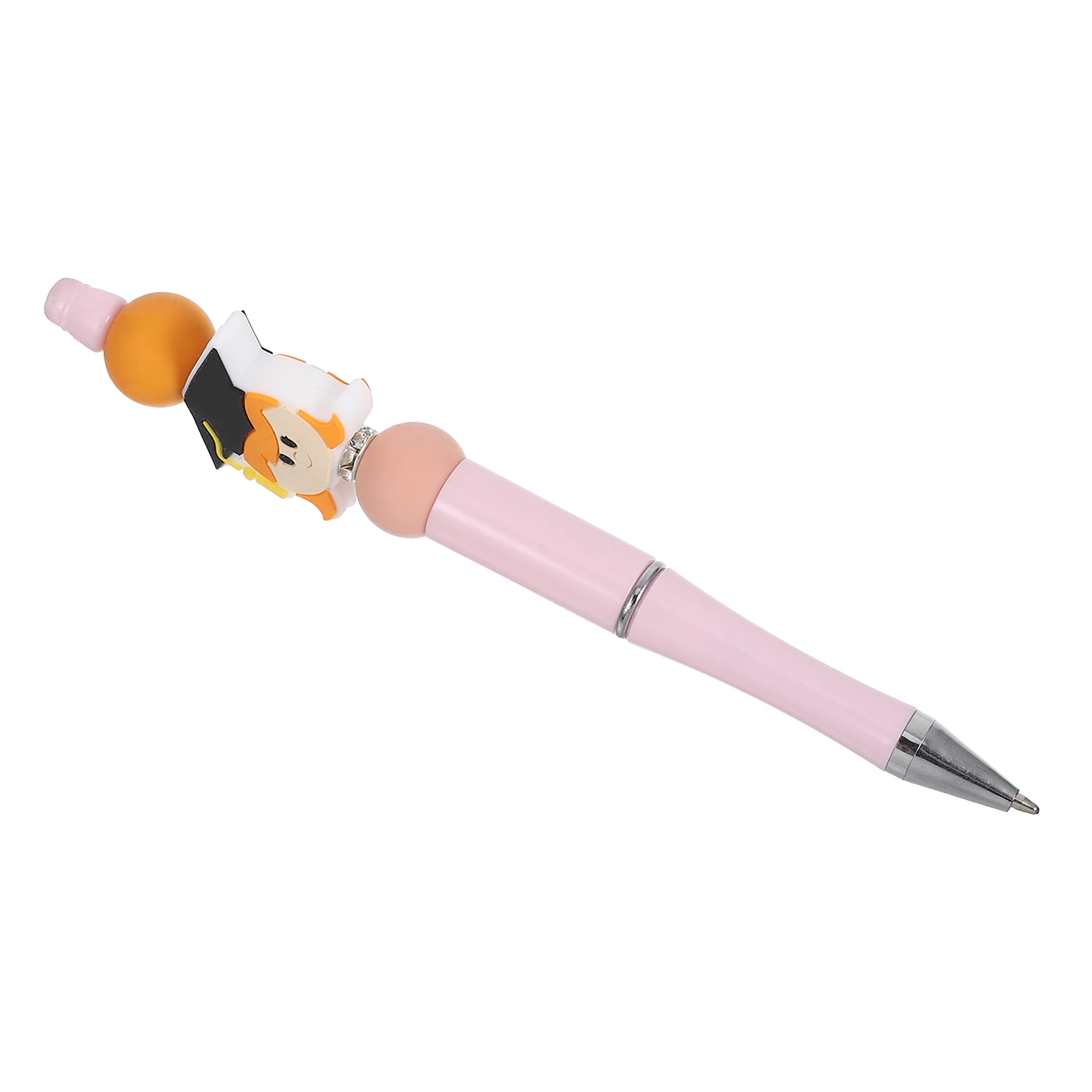 

Beaded Ballpoint Pen Graduation Theme Smooth Writing Comfortable Grip Cute Student Present Fancy Pens Direct Flow