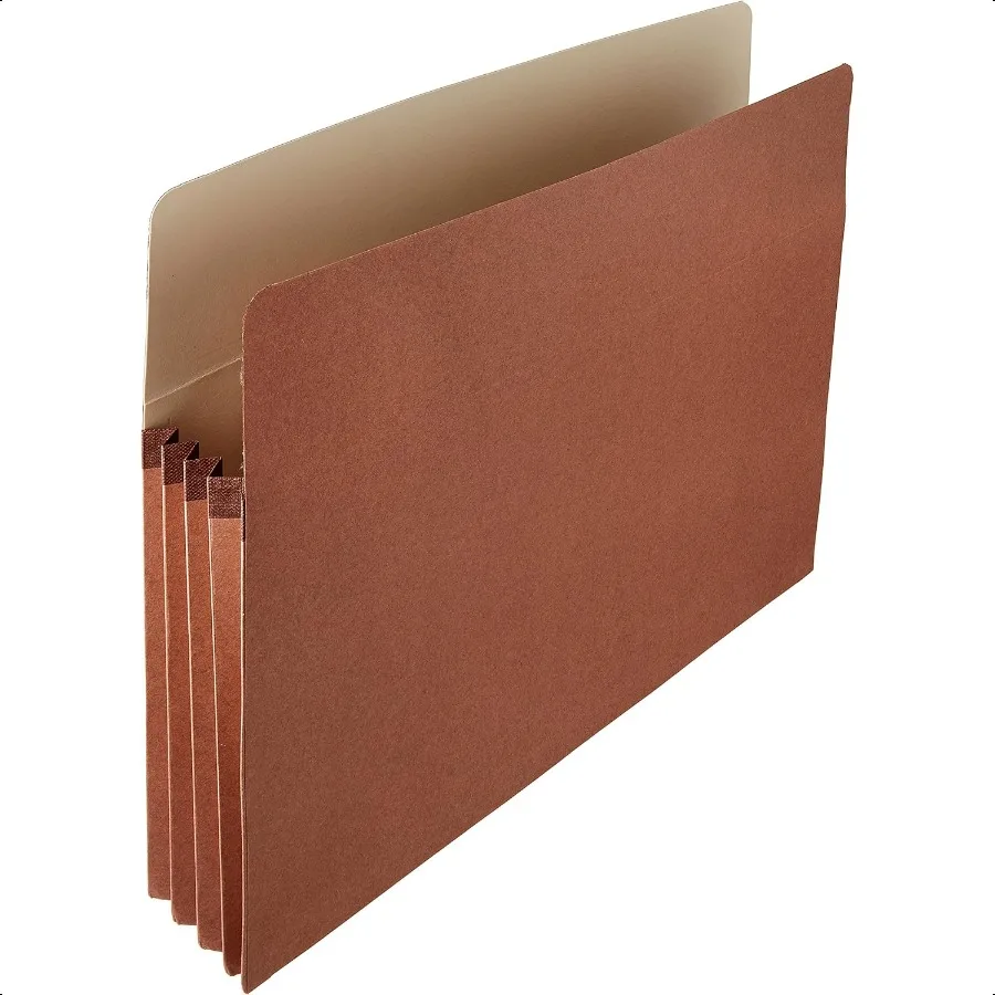 

Expanding File Folder Organizer with Pockets Letter Size 3.5Inch Expansion 25Pack 9.5 x 11.75 Inches Brown