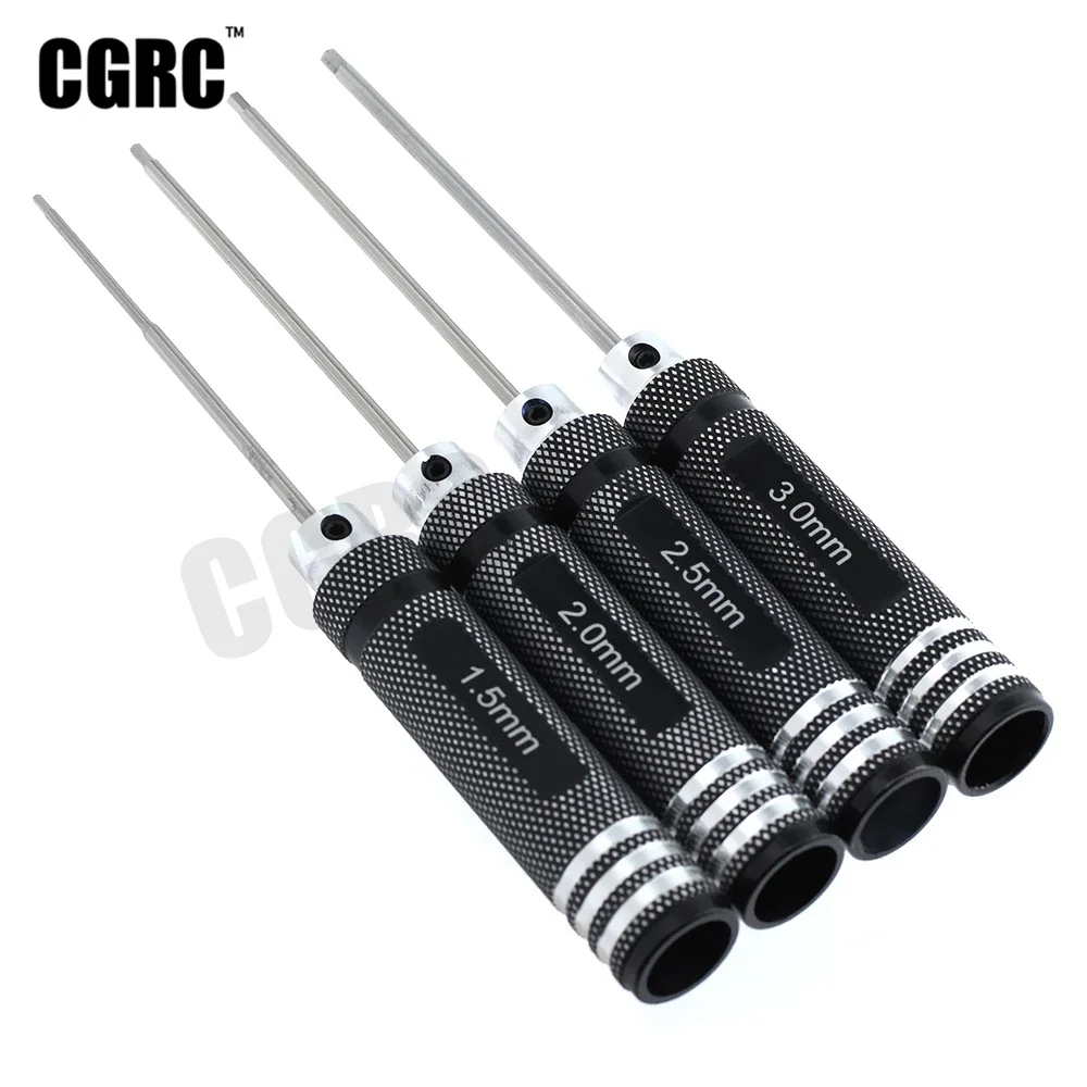 

RC Model Hex Screwdriver 1.5mm 2.0mm 2.5mm 3.0mm RC 1/10 Crawler TRX4 1/14 Truck Scania Boat Aircraft Drift Repair Tool