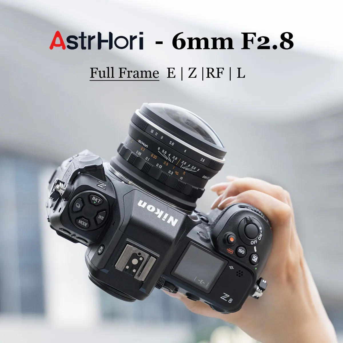 

AstrHori 6mm F2.8 Circular Fisheye Camera Lens Full Frame for Sony E, Canon RF, Nikon Z, Panasonic/Leica/ Sigma L mount Cameras
