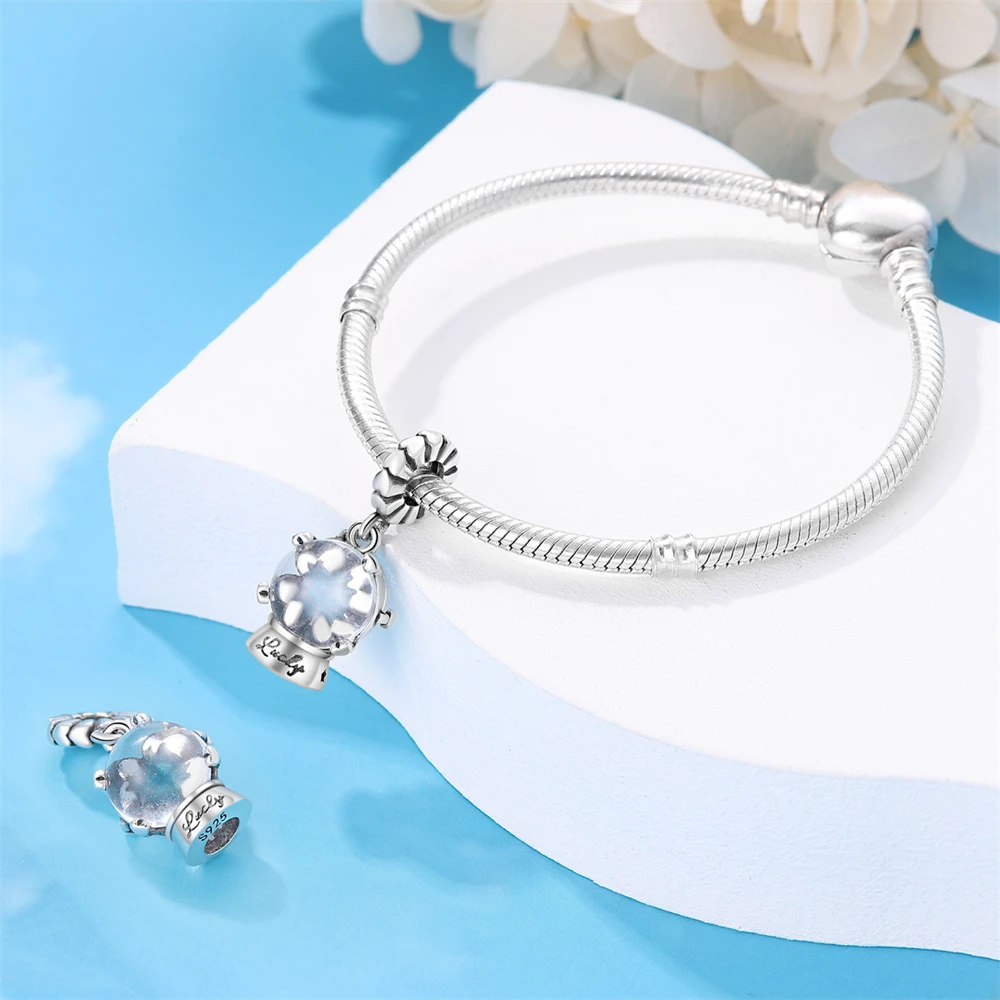 Color Ston Charms 925 Sterling Silver Original Beads Fit Original 925 Charms Bracelet Beads Jewelry Gifts for Women
