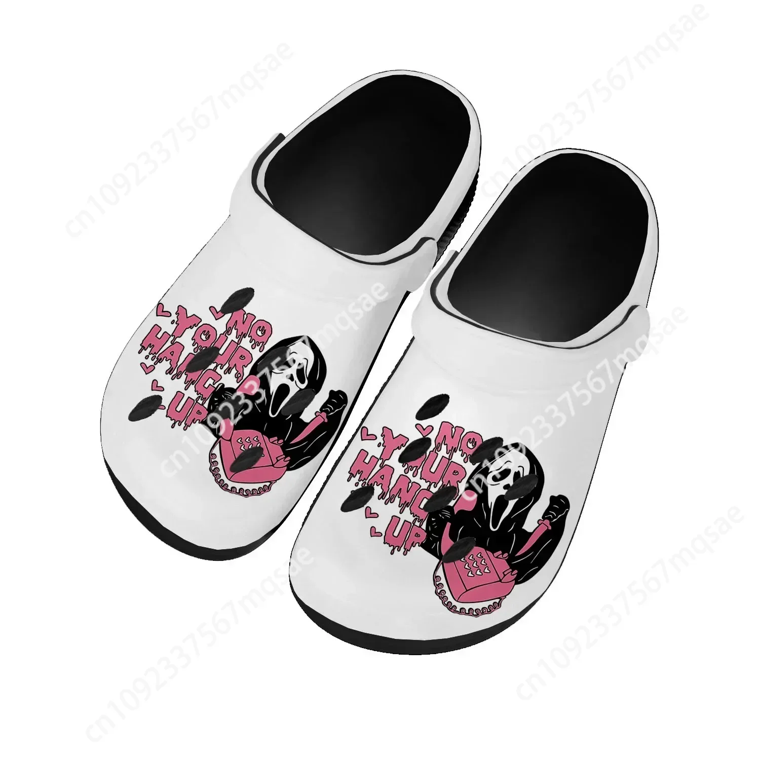 No You Hang Up First Music Home Clogs Custom Water Shoes Mens Womens Teenager Shoe Garden Clog Breathable Beach Hole Slippers