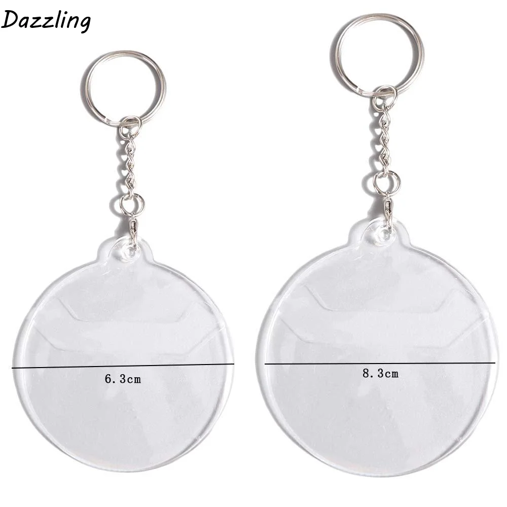 2Pcs Badge Protector Ita Bag Pin Case Transparent with Keychain Badge Display Sleeve Anime Protective Badge Protective Sleeve