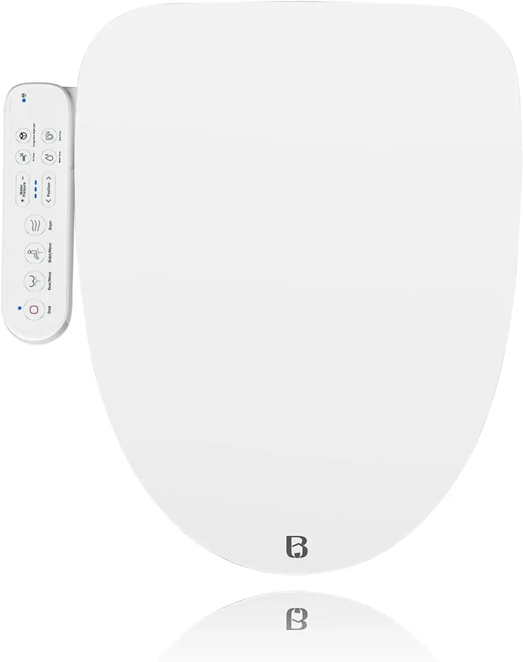 

Электрическое сиденье для унитаза с подогревом и функцией биде, подачей теплой воды, бесшумным закрытием, воздушной сушкой и настраиваемыми режимами очистки для максимального комфорта