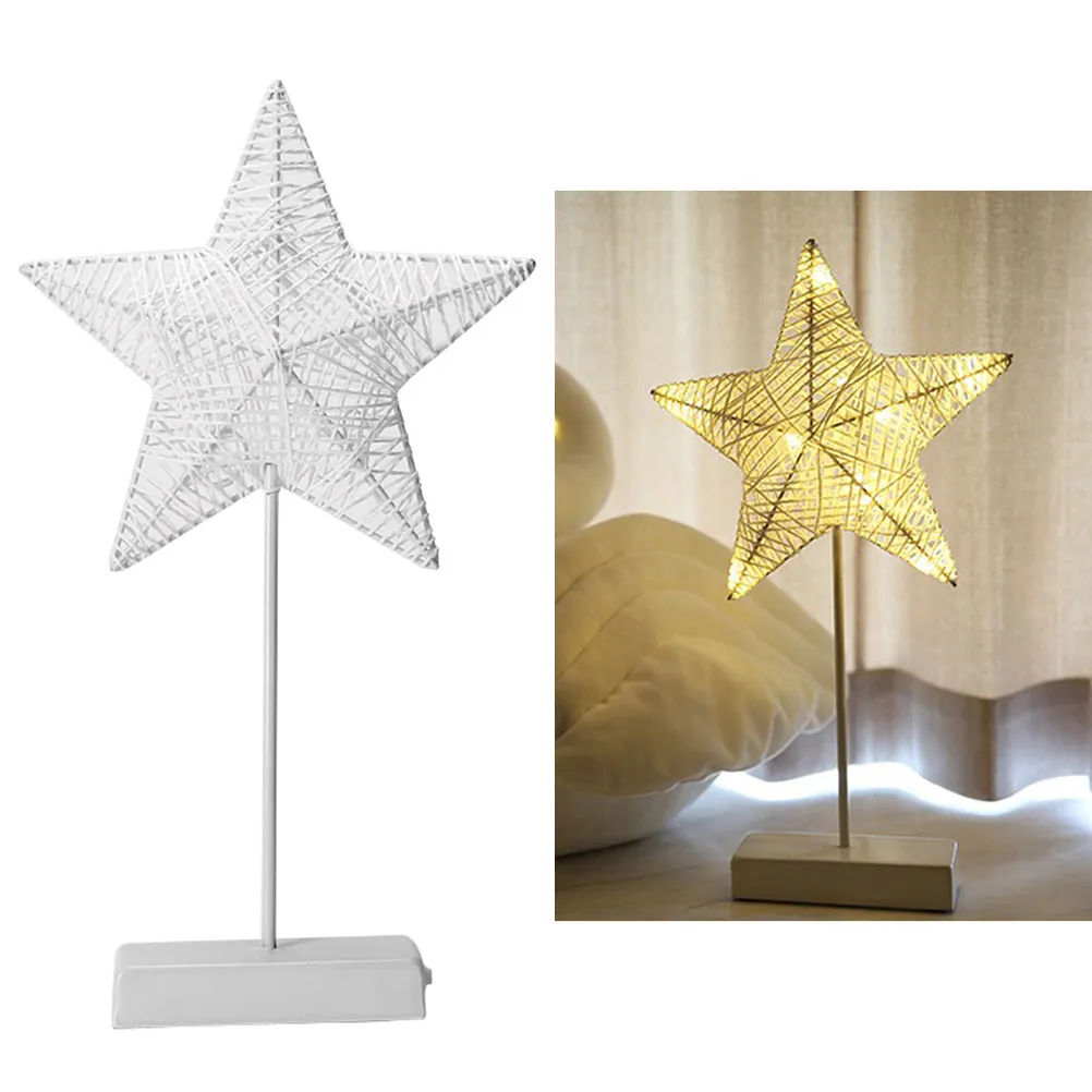 Star Shaped LED Night Lamp Eco Friendly Energy Saving Portable Bed Lamp Table Light for Bedroom Nursery Decor Romantic