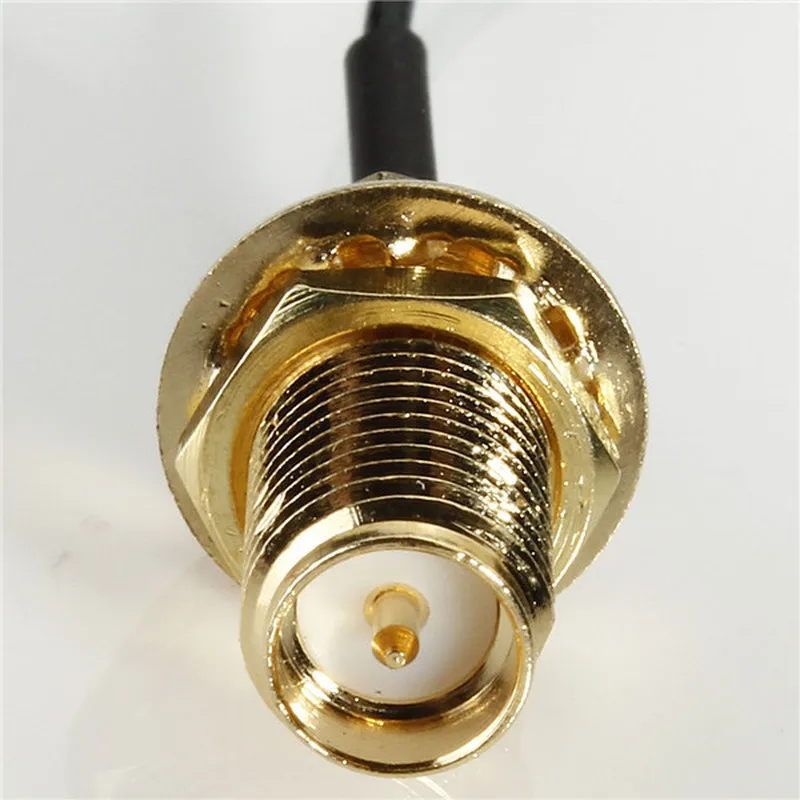 2 قطعة RP-SMA-K SMA موصل U.FL RF كابل قافز RP SMA إلى RF 1.13 تمديد ضفيرة محول ل AP واي فاي #5