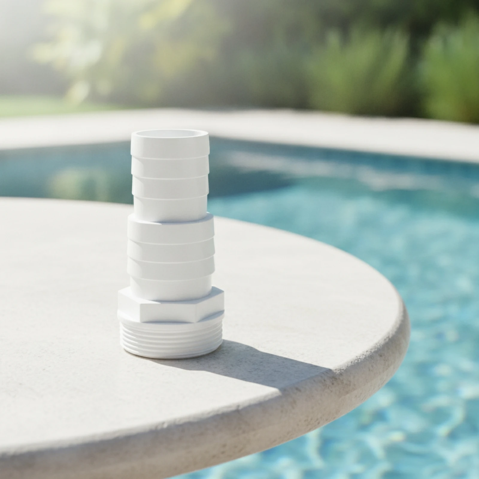 Pool Pump Adapter Long-Lasting Pool Hose Adapter Threaded Hose Connector Barbed Sturdy