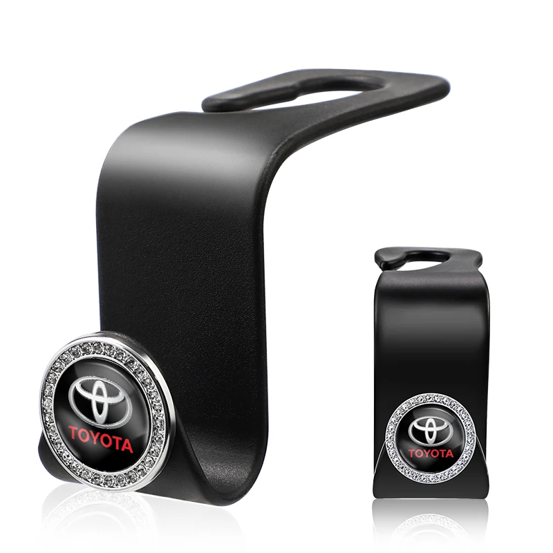 2 قطعة السيارات الداخلية المحمولة المقعد الخلفي السنانير لتويوتا غازو سباق كورولا يارس شر أوريس Rav4 بريوس برادو أفينسيس فيرسو سيينا