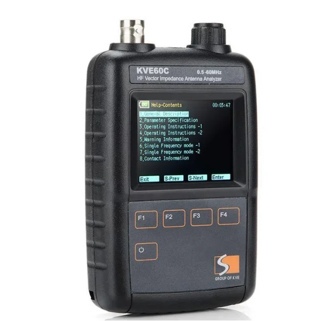 SURECOM HF Vector HF KVE 60C mini Digital Power Meter Shortwave SWR Impedance Meter dynamometer Walkie Talkie Antenna Analyzer