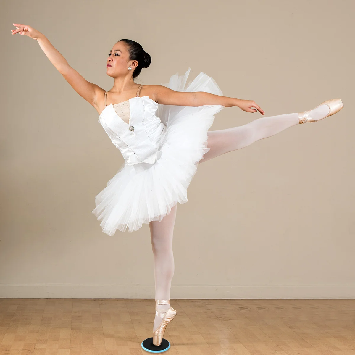 لوحة دوارة باليه خفيفة الوزن محمولة للاستخدام المنزلي قرص دوار لقرص الباليه الراقصات #3