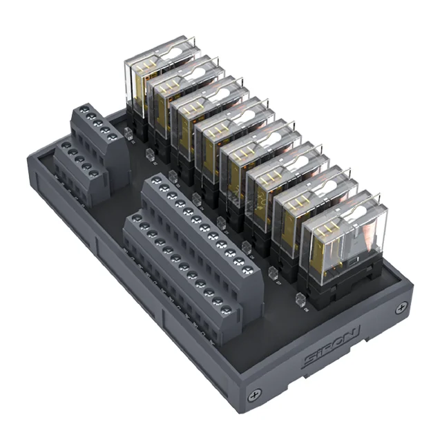 Y434-O 8-bit 1C power l power relay module coil power supply 10a 250vac/30vdc 24v socket base electrical relay