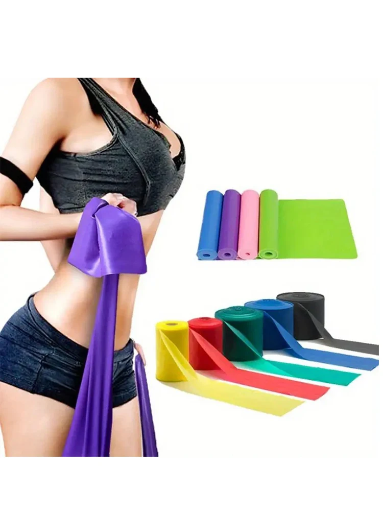 3 pièces/ensemble, ceinture de Tension de Yoga, bande de résistance élastique de Fitness pour hommes femmes, ceinture extensible de Yoga pour l'entraînement de force