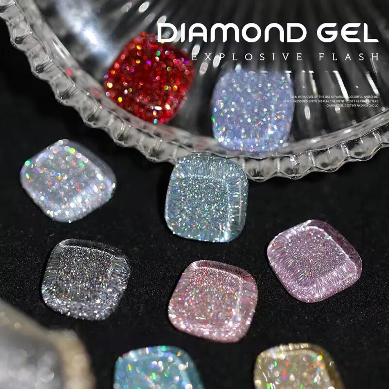 12 مللي 1 قطعة مبيعا 2025 جديد الصيف مسمار الفن صالون استخدام خاص تبييض سبعة ألوان التألق الماس هلام طلاء الأظافر #4