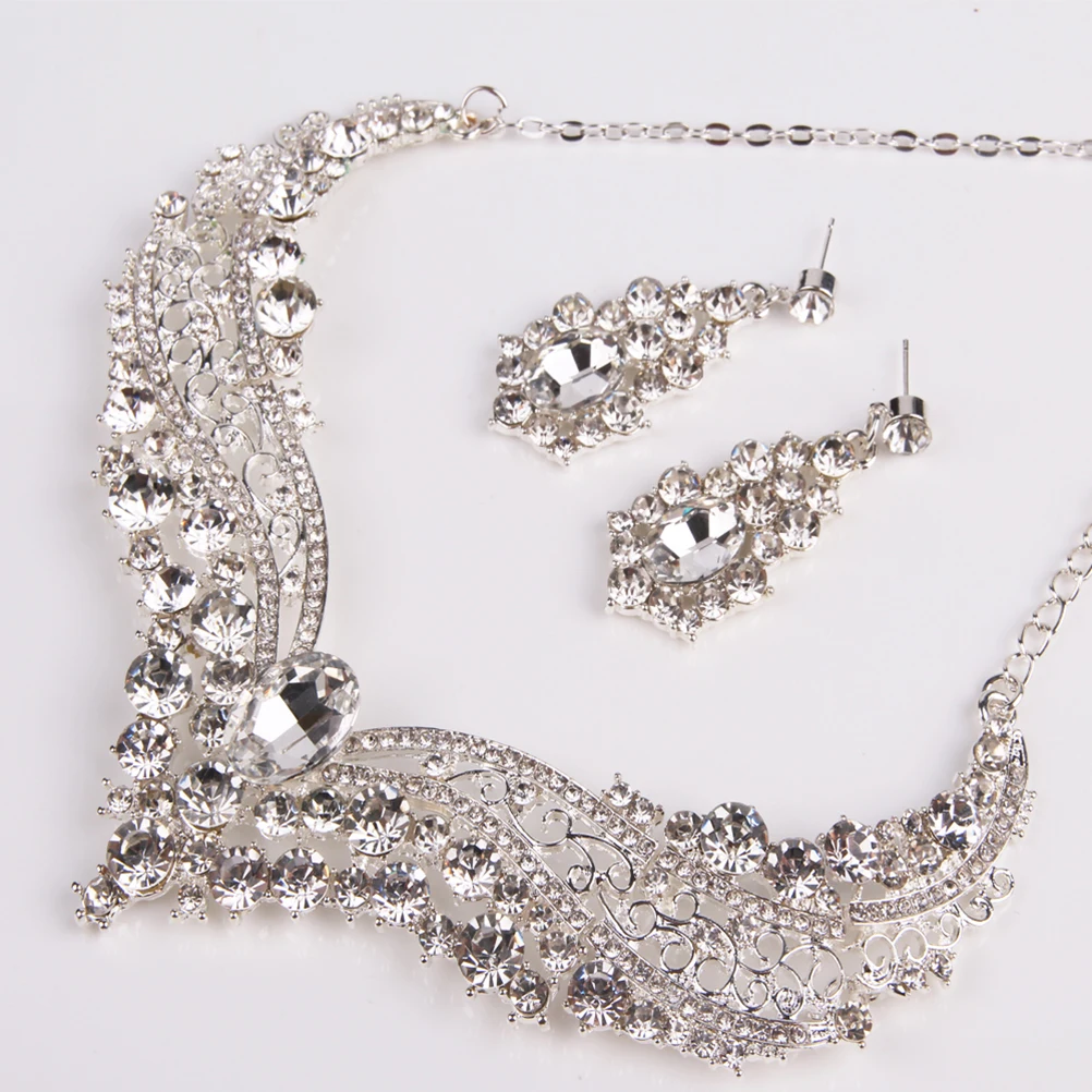 

Necklace Earring Set Earrings Women Accessories Bridal Jewelry Wedding Necklaces