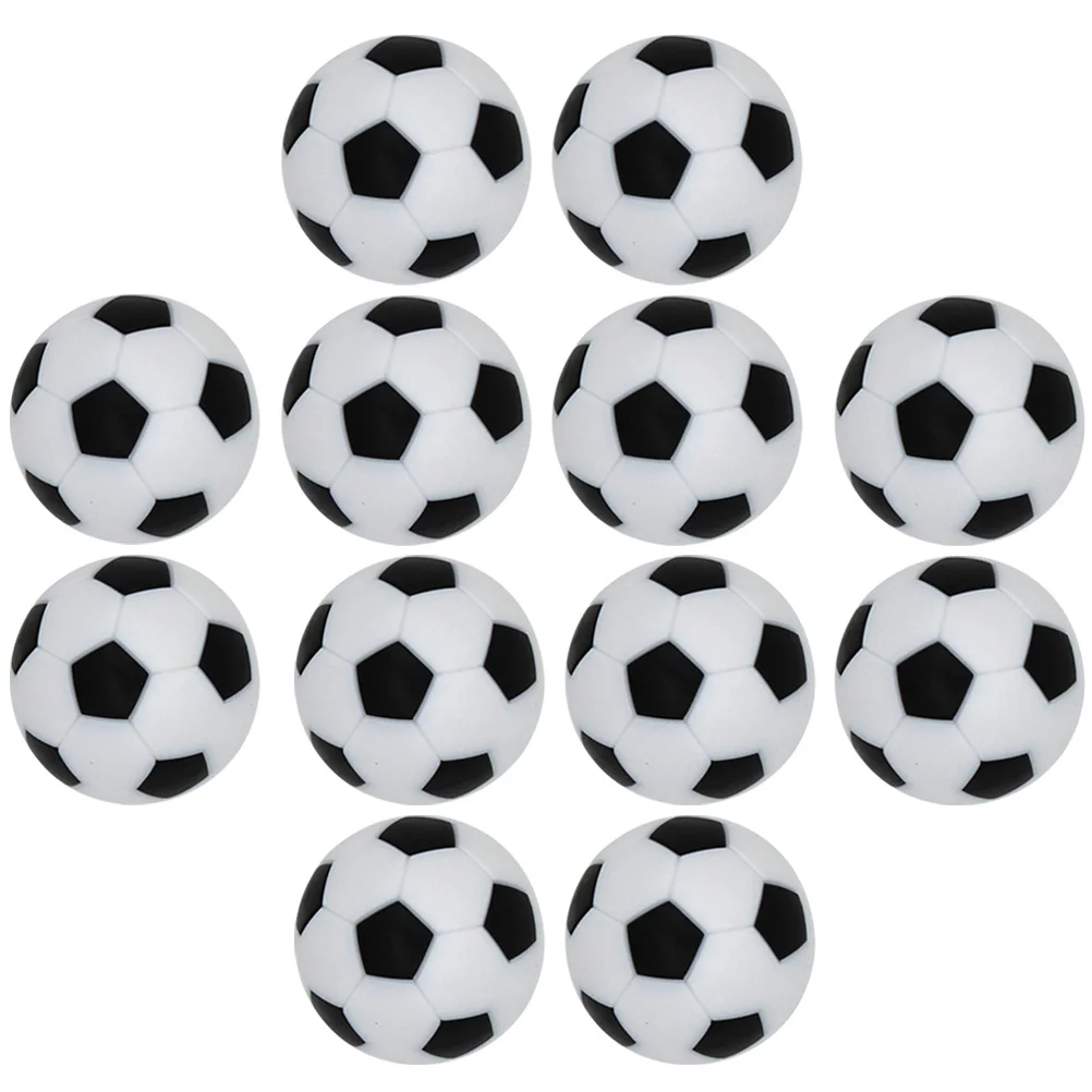 12 قطعة كرة القدم الجدول فووسبالل كرات استبدال دائم الوركين كرات قدم صغيرة لسطح المكتب الجدول لعبة اكسسوارات فووسبالل لعبة كرات #6