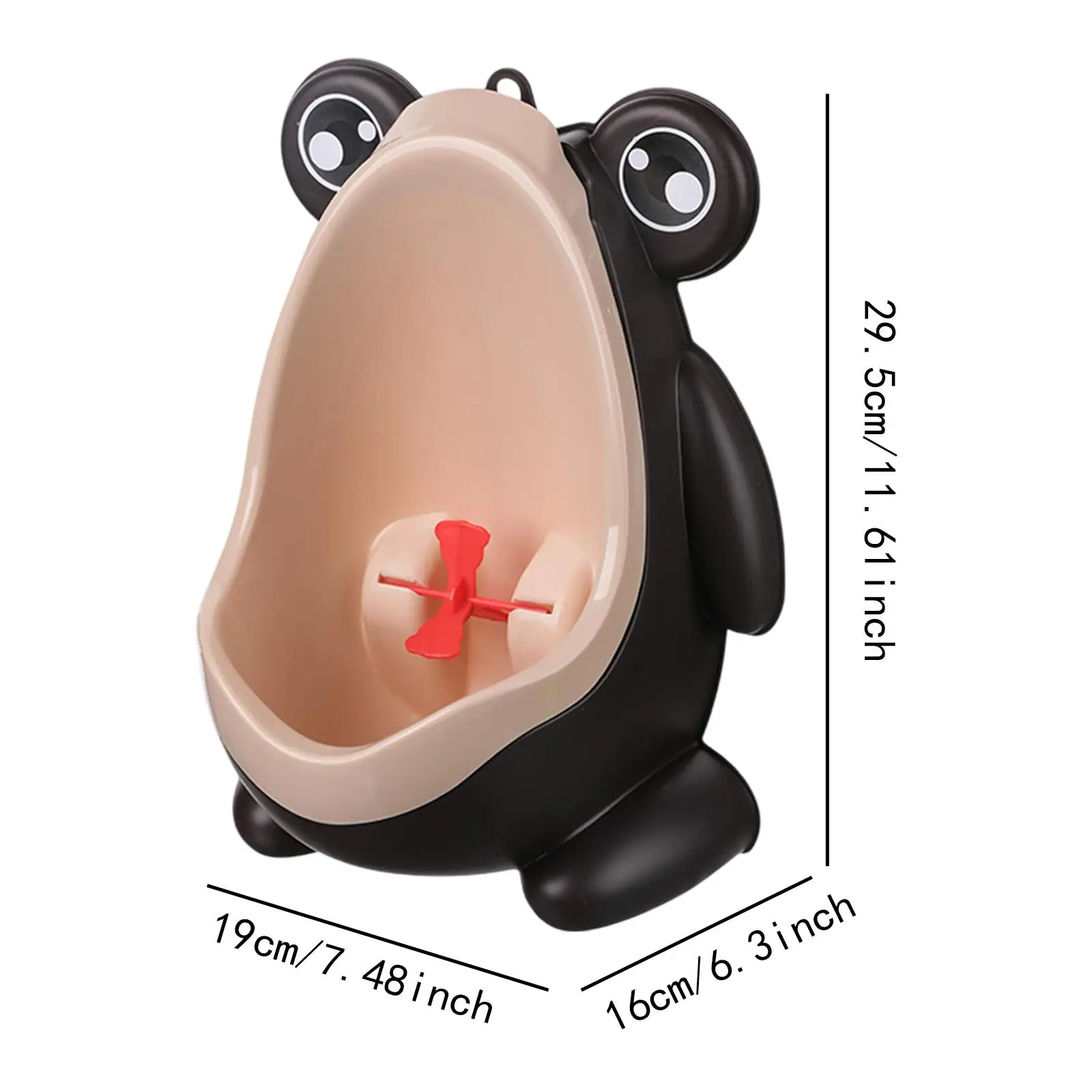 Frog Pee Training with Funny Aiming Target Bathroom Cartoon Potty for Boys