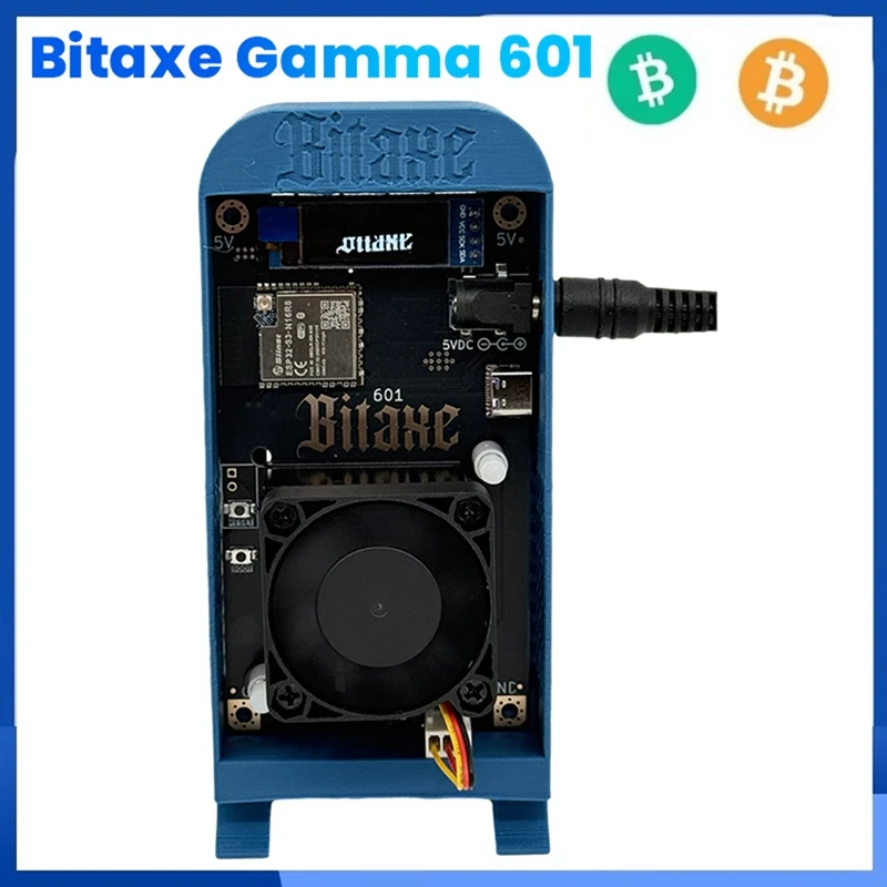 Bitaxe Gamma 601 1.2TH/S 18–22 W BTC Solo Lottery Miner BM1370 Asic Bitcoin Crypto Miner von Antminer S21 Pro US-Stecker