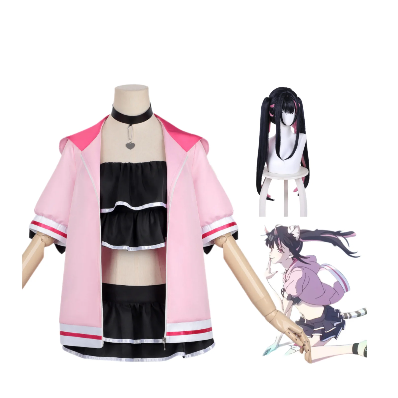 

Noi Komazawa Cosplay Spacetime Princess Kaguya Costumes Wig Full Set
