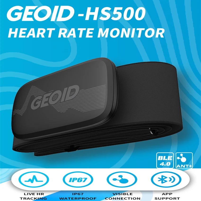 Heart Rate Monitor Sensor For Sports Tracker Meter Chest Strap Belt Bluetooth Ant Machine Waterproof Band Gym Fitness Equipment