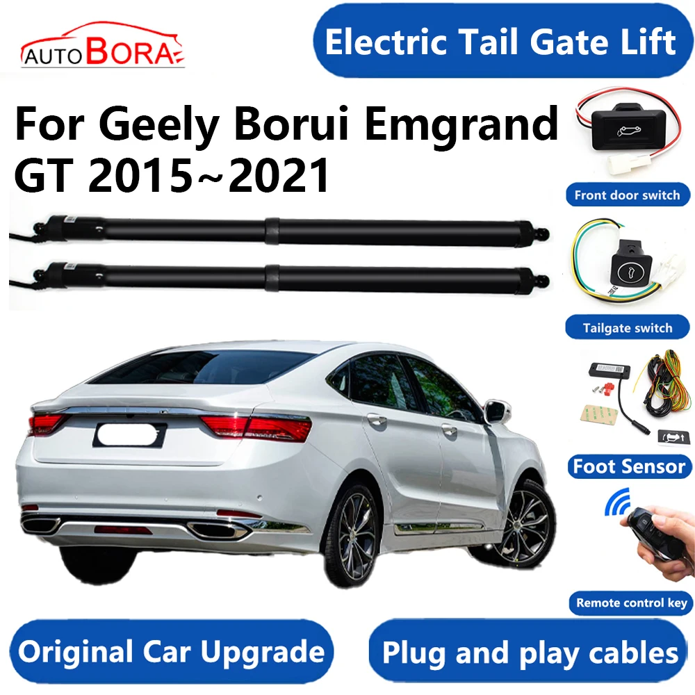 Car Electric Tail Gate Lift System Power Liftgate Kit Auto Automatic Tailgate Opener for Geely Borui Emgrand GT 2015~2021