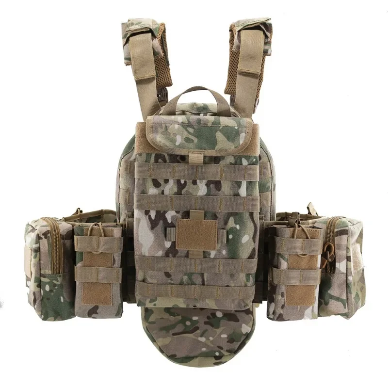 Molle Outdoor Tactical Vest Camouflage Training CS Equipment Multifunctional Quick Disassembly Tactical Training Battle Vest