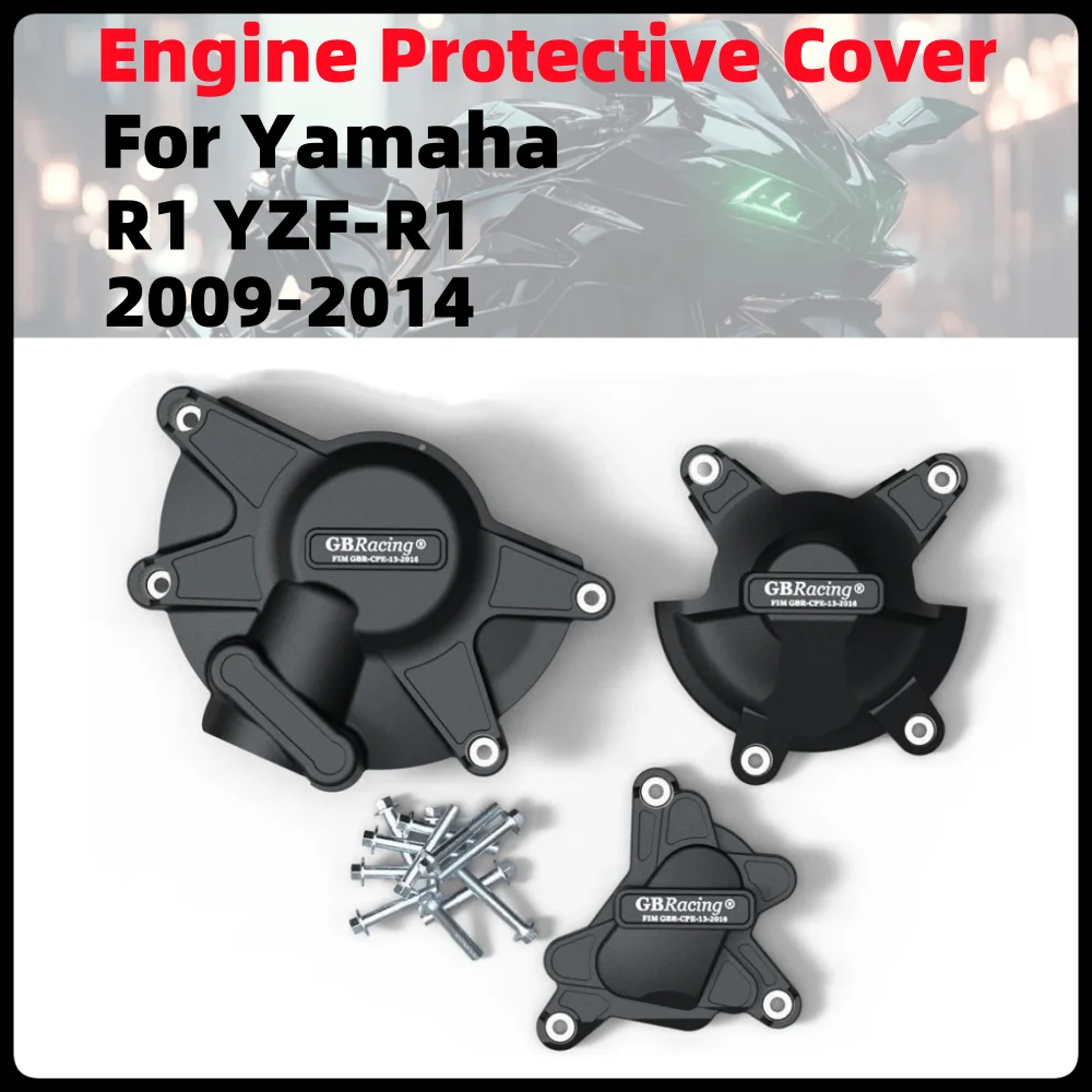 

For Yamaha R1 YZF-R1 2009 2010 2011 2012 2013 2014 Motorcycle Case Engine Guard Protection Engine Cover Protector For GB Racing