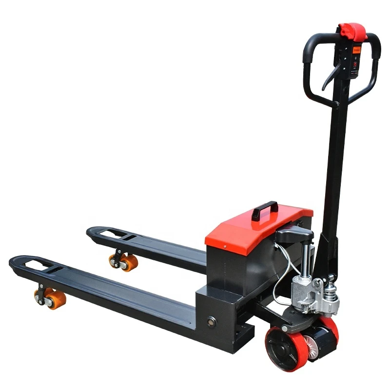 Semi-electric pallet truck 2 tons 3 tons small electric forklift truck Pallet Jack lightweight forklift