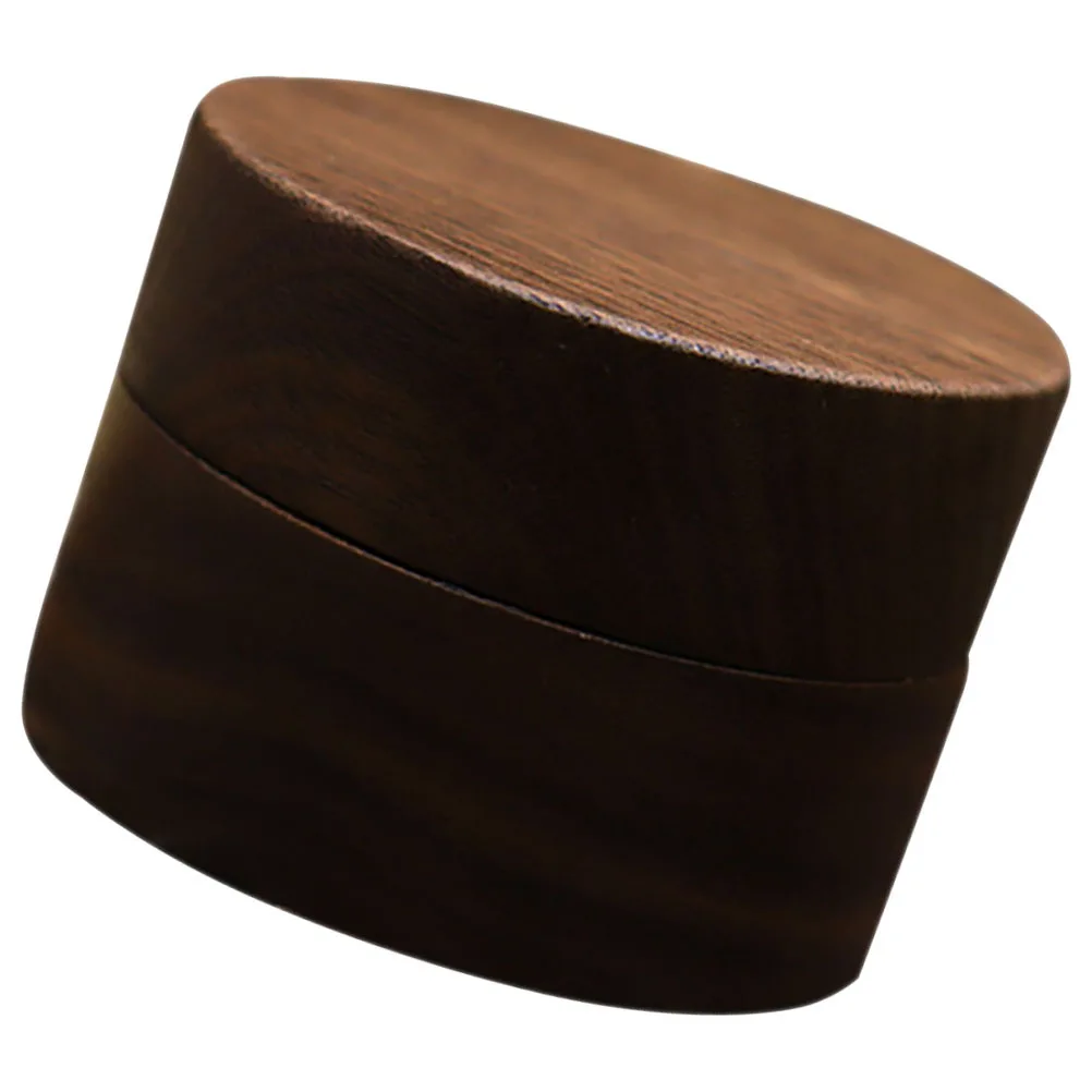 

Walnut Wood Ring Box Double Slot Ring Case For Engagement Wedding Ceremony Proposal Jewelry Gift Organizer Holder