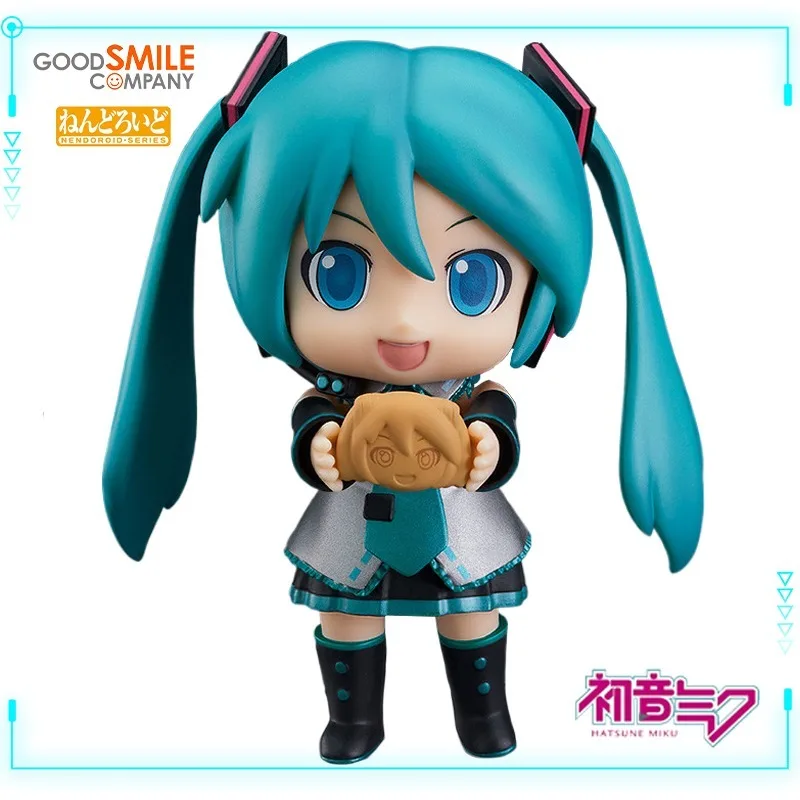 Oryginalny, autentyczny Vocaloid Hatsune Miku Mikudayo Nendoroid 1714 10th Anniversary Ver 10cm Kolekcjonerski Model Figurka Zabawka Prezent