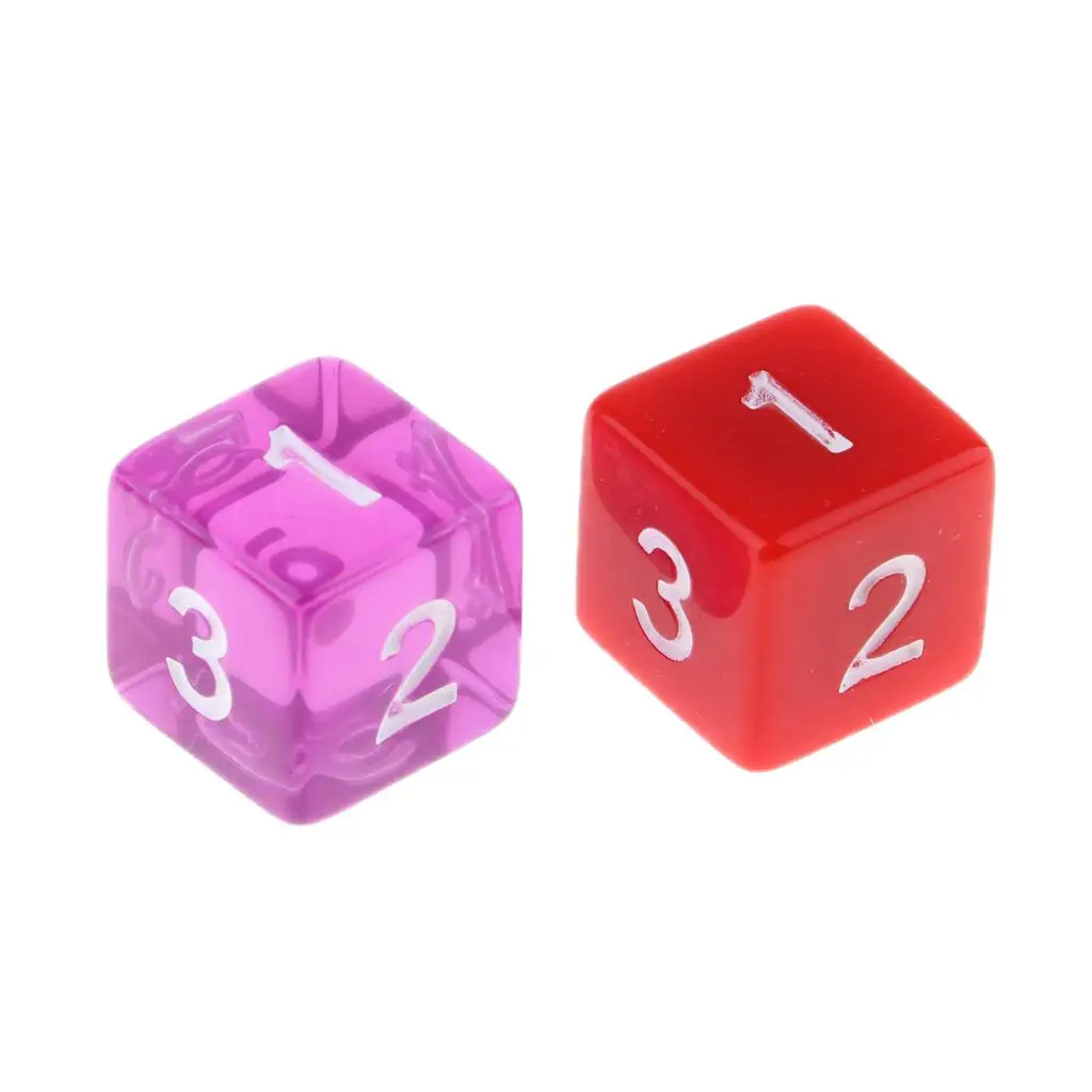 Family Board Game Polyhedral Dice Set 20 Pieces Numbered Plastic for Kids Math Practice and Learning