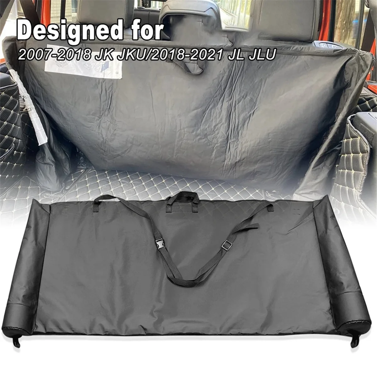 Car Soft Top Window Storage Bag for Jeep Wrangler JK/JKU JL JLU 2-Door & 4-Door Sahara Freedom