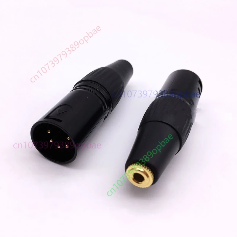 For 3.5mm Headphone Female to 5 Pin XLR Male Camera Monitoring Headphone Extension Connector 5P XLR to 3.5mm Female
