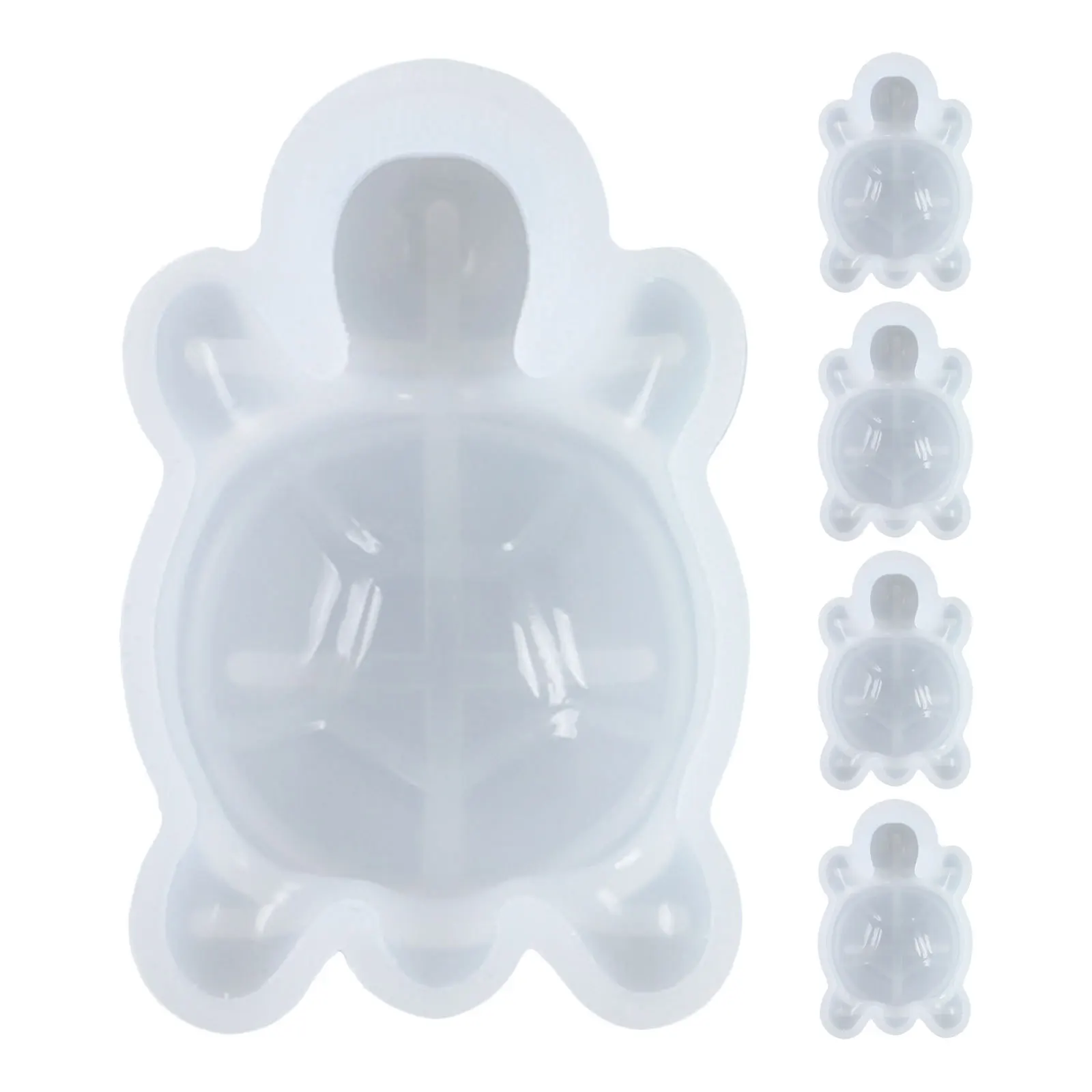 

5Pcs Turtle Silicone Resin Casting Molds Mini 3D Animal Epoxy Resin Silicone Moulds for DIY Crafts Home Decor Keychain