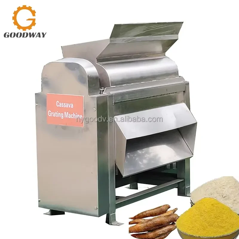 Recycling Machine 2026 Steel Nail Crushing Cassava Grating Machine Gassava Grater for Garri Processing Plant