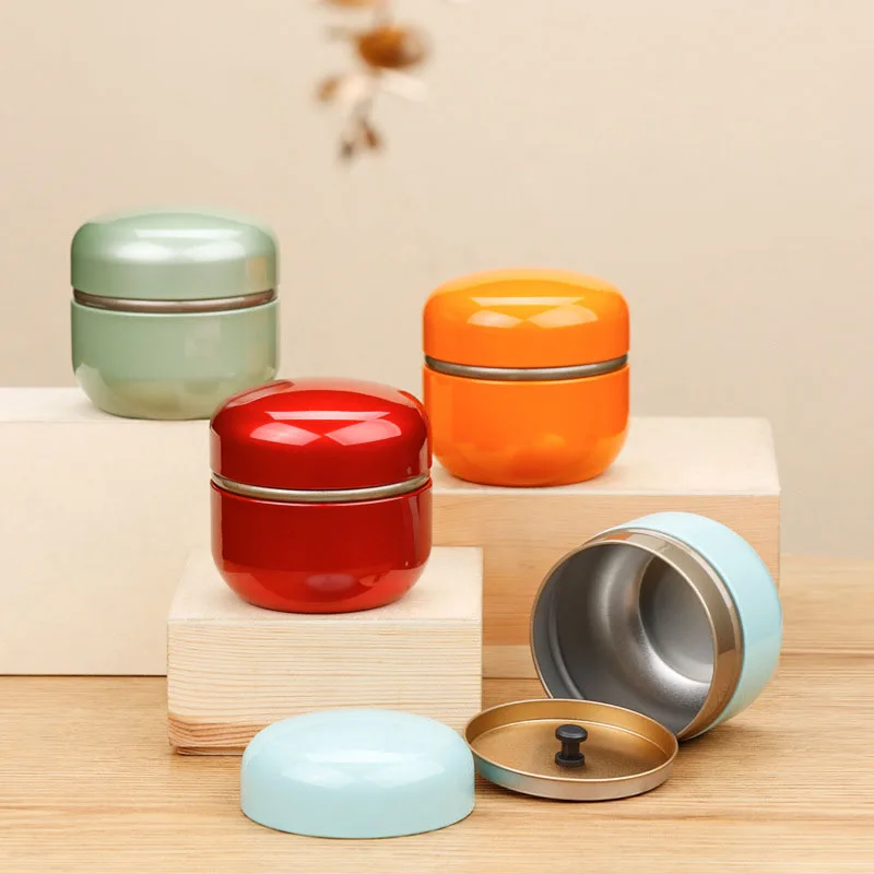 Empty Tinplate Can Candy Tins Containers Sealed Jar Scented Tea Containers with Lid for Loose Tea Candles Crafts Storage