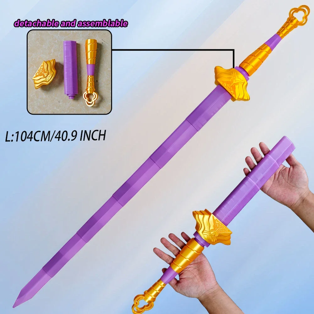 

Demon Rumi Long Sword Hunters 3D printed Weapons Party Glow in the Dark Party Supplies Zoey Costume Accessories