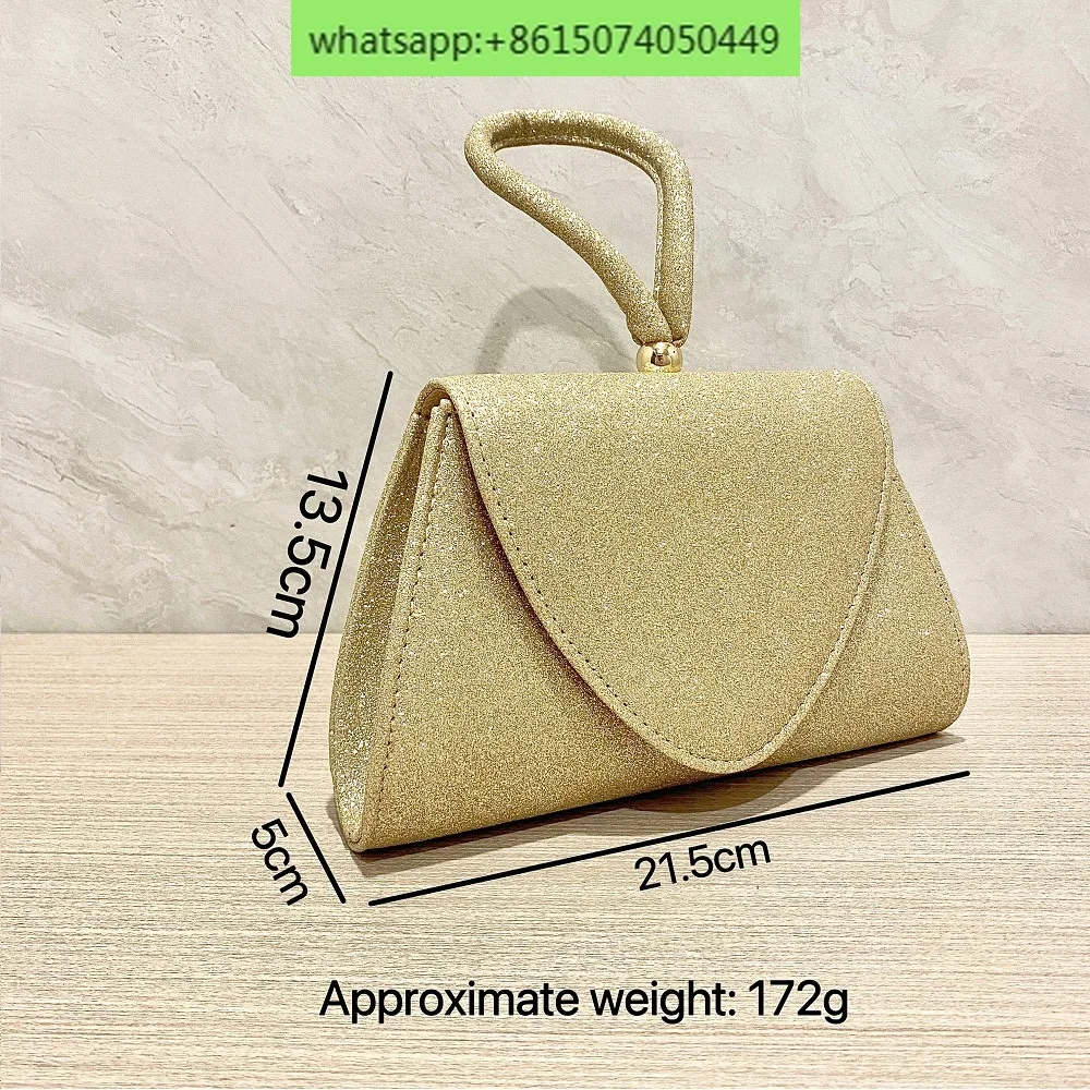 Bolso de lujo a la moda, bolsa de cena