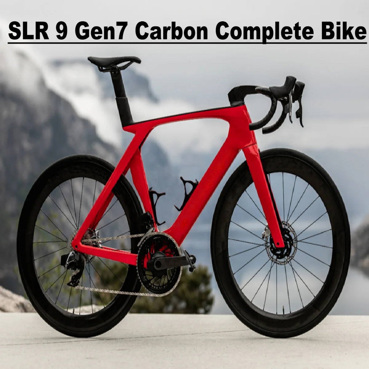 Sale Gen7 Red Carbon Complete Bike Road Full Bicycle 50 52 54 56 58cm