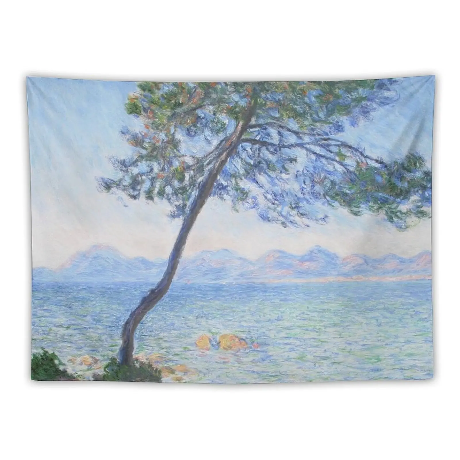 Claude Monet - Antibes (1888) Tapestry Room Decoration Korean Style Wallpaper Room Decor For Girls Tapestry