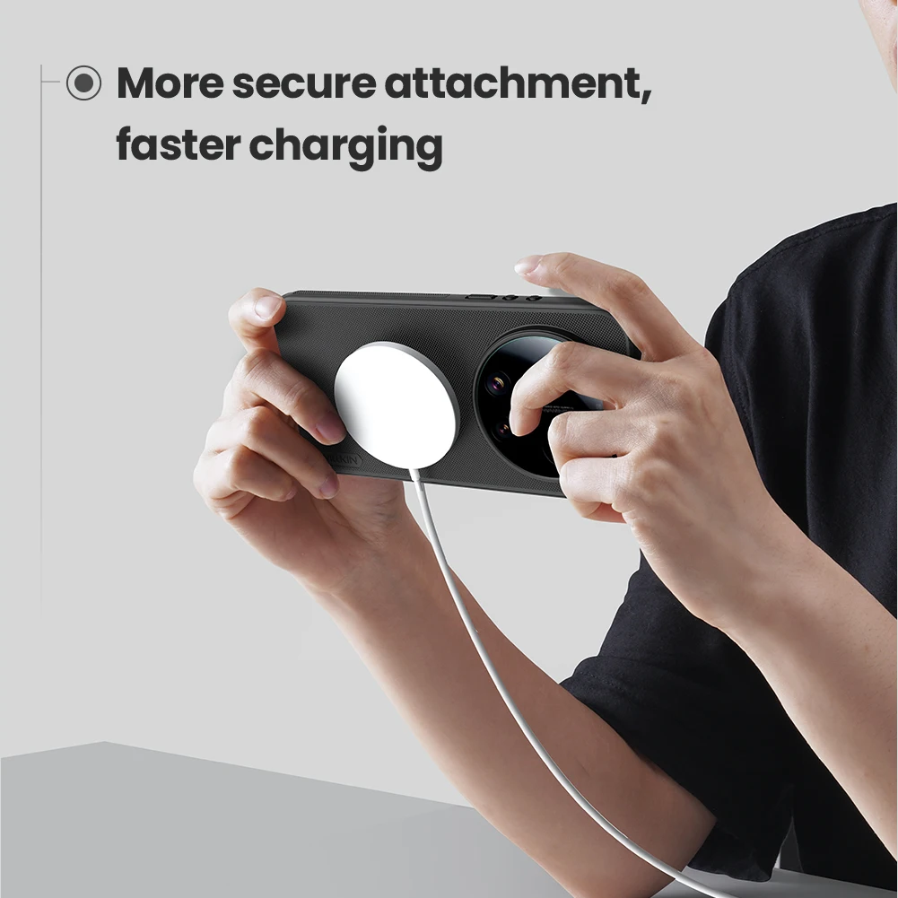 Etui Nillkin do Xiaomi 17 Ultra 15 Ultra 14 Ultra 5G, magnetyczne, matowe, Pro Magsafe, miękki TPU, twardy PC, ochrona tyłu telefonu — zdjęcie produktu 6
