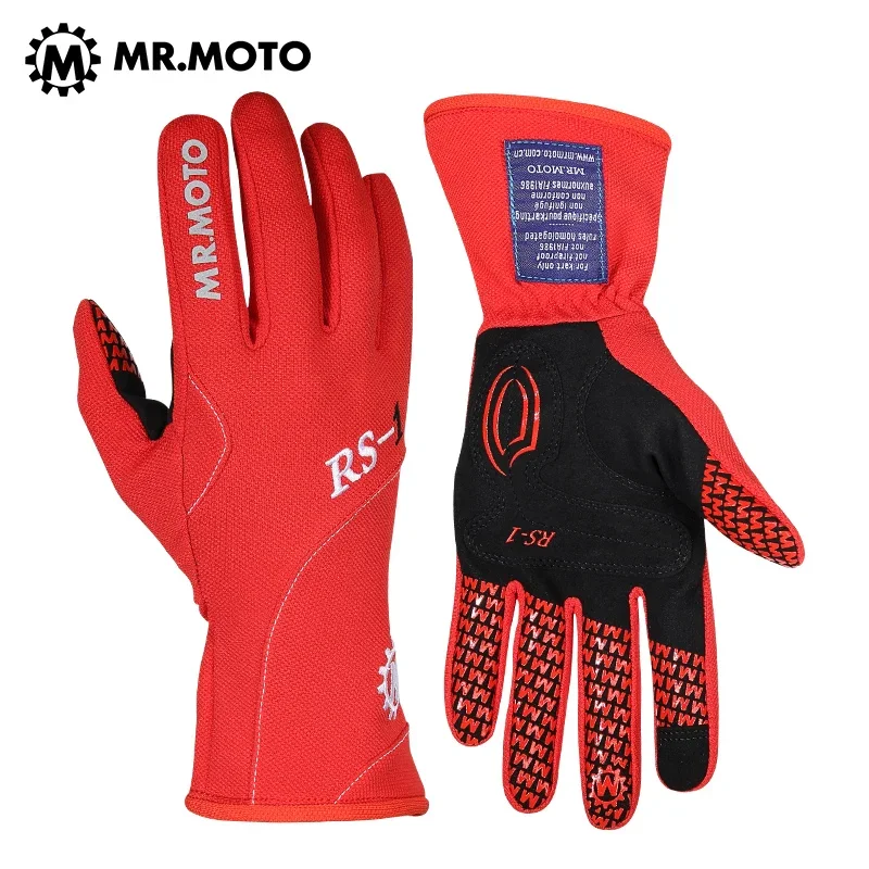 

Mr. Moto fashion car kart racing bike gloves summer Guantes anti-slip breathable comfortable outdoor bicycle riding glove men