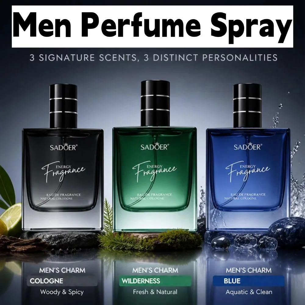 Business Men's Brand Perfume Ocean Men Perfumes Natural Wood Fragrance Flirting Pheromone Long Lasting Romance Attract Women