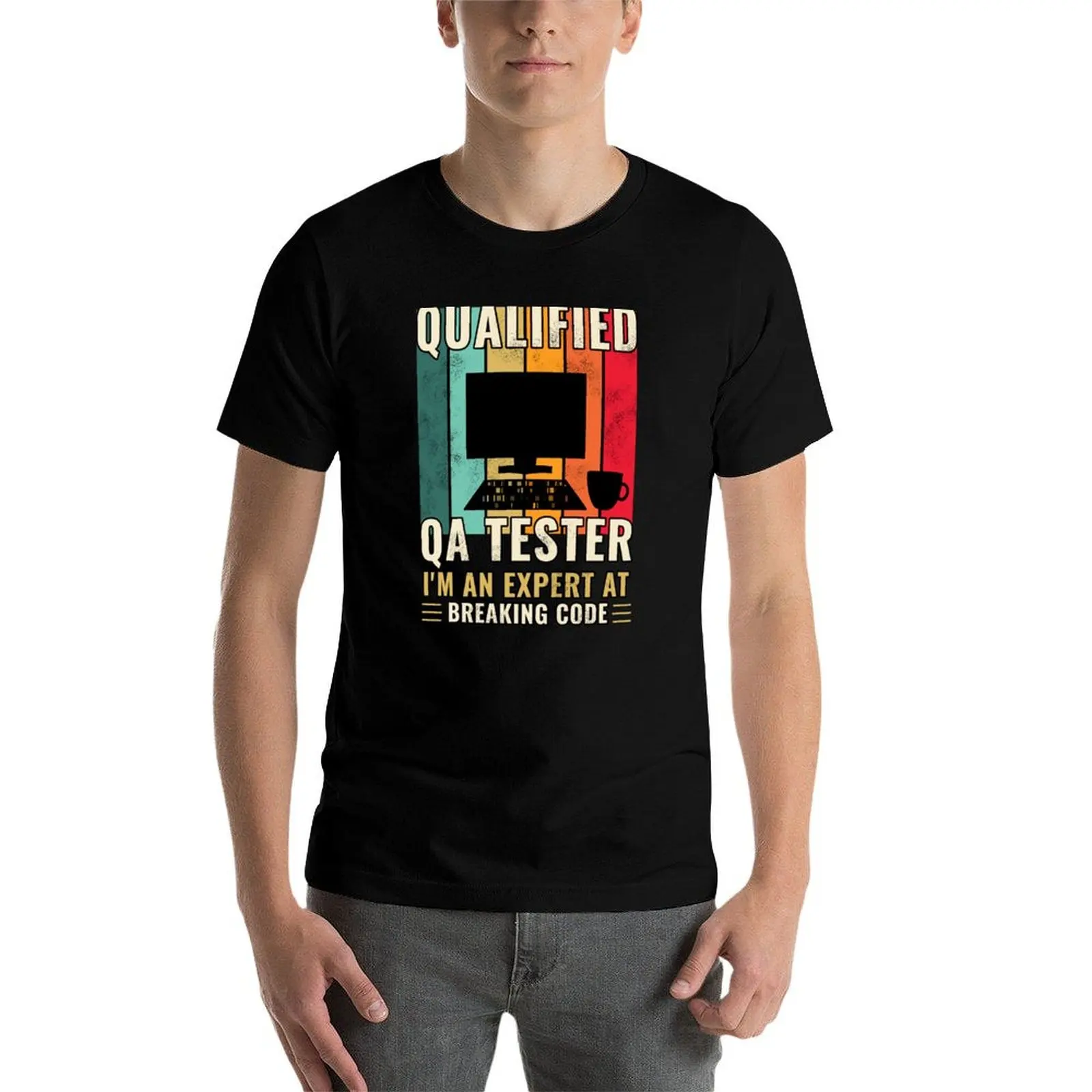 

Retro qa engineer T-Shirt t shirt personalised man tshirt t shirts designer T-Shirt
