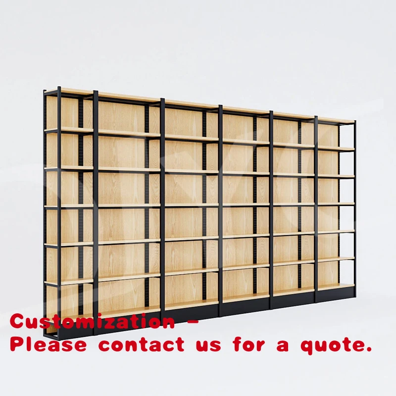 

Customize.Customized Convenience Store Single Double Sided Gondola Shelves Supermarket Shelves Wooden Metal Display Racks Su