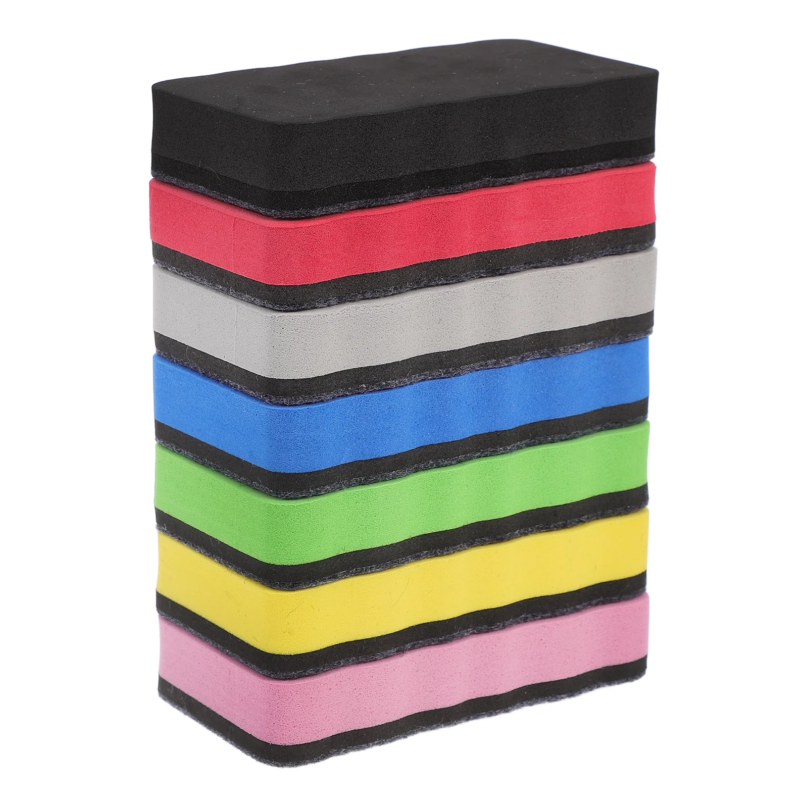 

7Pcs EVA Felt Whiteboard Erasers Reusable Dry Magnetic Board Wipe Tools Classroom Office Supplies Student Stationery
