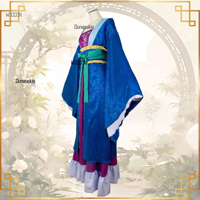 The Apothecary Diaries Rifa Cosplay Costume Pear Blossom Concubine Cos Dress Uniform Halloween Role Play Party for Adult Girls