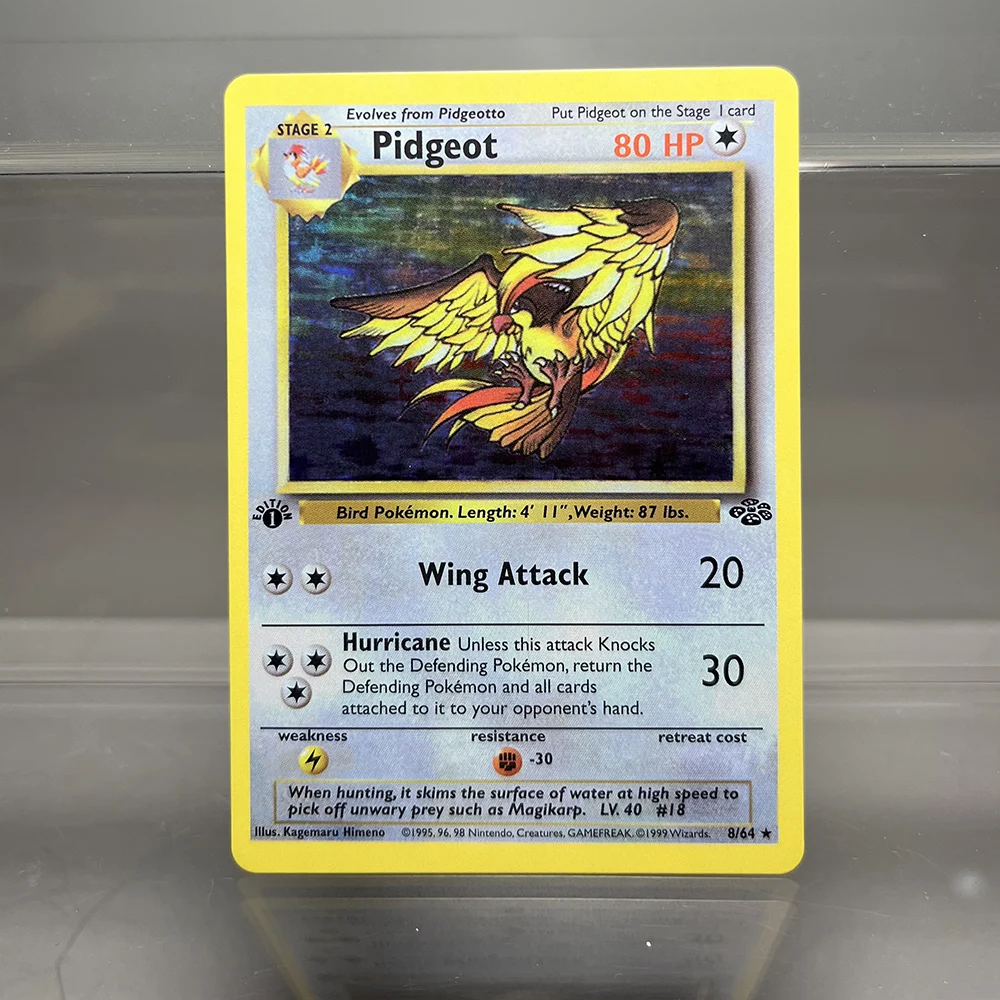 PKM Proxy Cards Jungle Classic 1996 1st Edition Gyarados Magneton Cards Collection PTCG Jolteon Foil Card (NG)