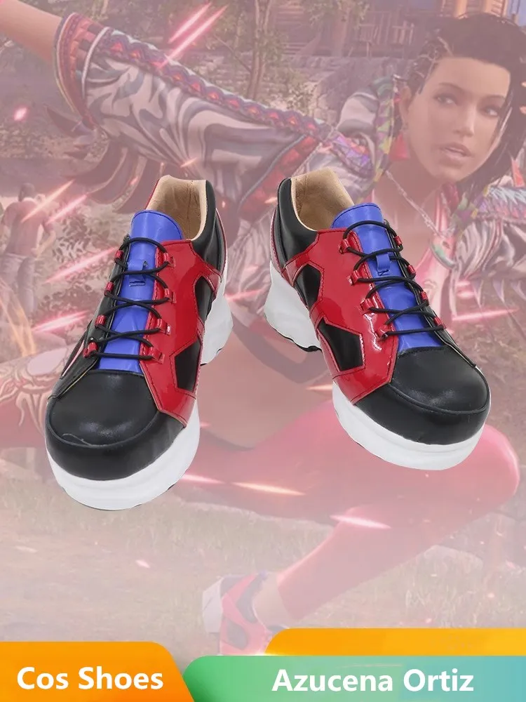 

TEK KEN 8 Azucena Ortiz Cosplay Costume Handmade Shoes